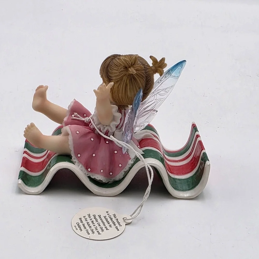My Little Kitchen Fairies 2006 Ribbon Candy Slide‎ Fairie Figurine #4005700 Xmas